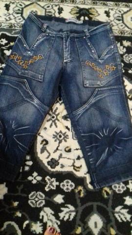 Bermuda jeans tamanho 42