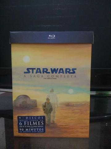 Box BluRay Star Wars Coleção Completa - 9 Discos Digistak RARO