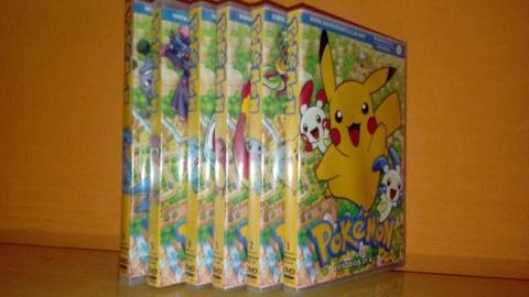 Coleção episódios DVDs Pokémon