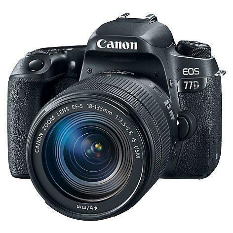 Canon 77d muito Nova 7k clicks com 18-135 melhor autofoco em vídeo