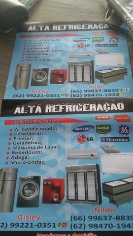 Conserto de geladeira maquina de lavar, estalação de ar condicionado freezer (zp92210351