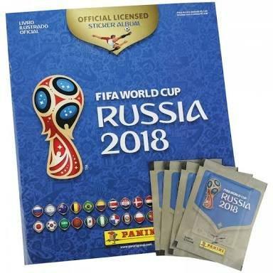 Álbum Oficial de figurinhas da copa Russia 2018