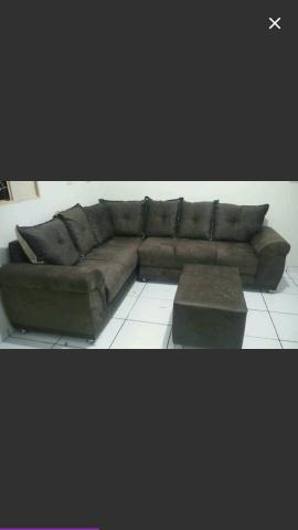 Sofa de Canto Novo, 950$ WhatsApp 62 98635-7656