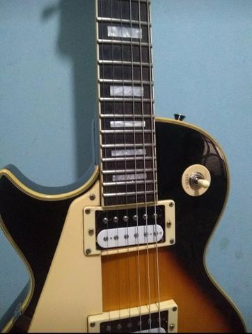 Guitarra canhoto les paul