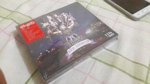 Box cd & dvd Aerosmith - Rocks Donington