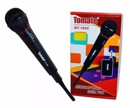 Microfone Sem Fio Profissional Tomate Mt-1002