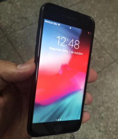 IPhone 7 Matte Black 128GB novo impecável