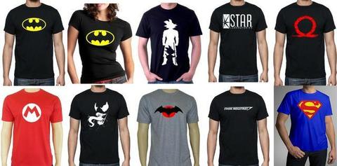Camisetas Super Heróis e Games 