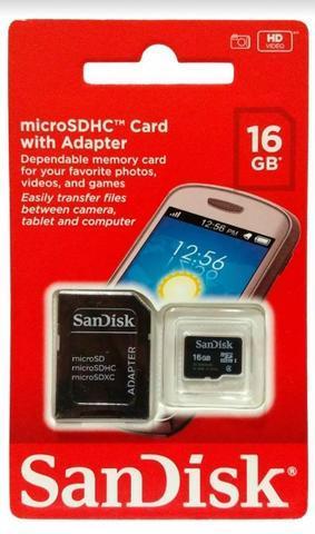 Cartão de Memória Micro SD Sandisk 16GB