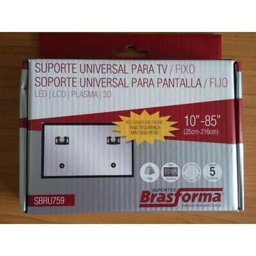 Suporte Universal de parede Fixo Brasforma p/ Tv . SBRU 759