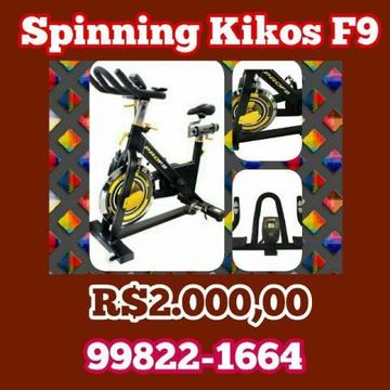 Bicicleta Spinning Kikos F9 pouco usada