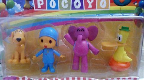 Kit de Bonecos Pocoyo - Com 4 personagens