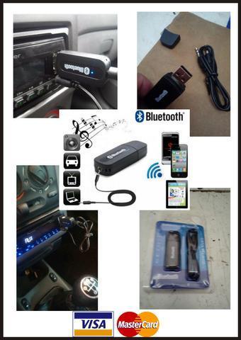 Seu Som Não Tem Bluetooth? Adaptador Usb P2 Bluetooth Carro, Som, Diversos Dispositivos