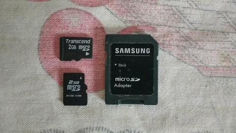 Cartao micro SD 2 GB