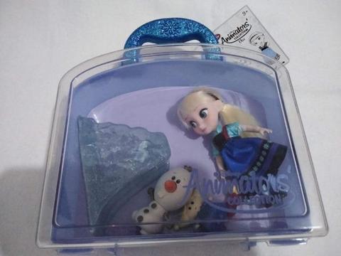 Maleta Mini Disney Animators Frozen Elsa - Boneca Branca de Neve Baby