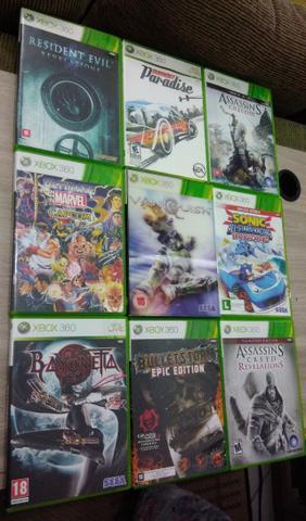 Jogos originais para Xbox 360 (9 títulos)