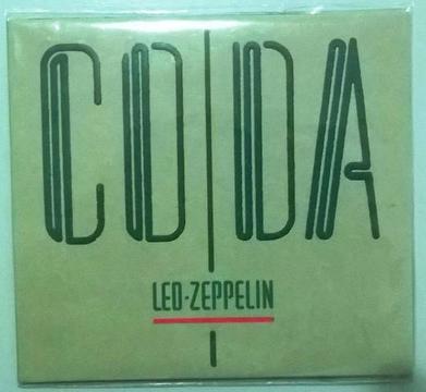 Cd Led Zeppelin Coda Mini Lp (made In Usa) Auto-relevo