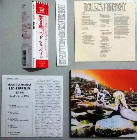 Cd Led Zeppelin Houses Of The Holy Mini Lp Japonês
