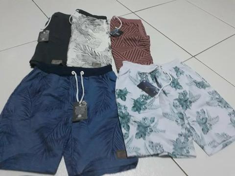 Bermudas masculino de algodão