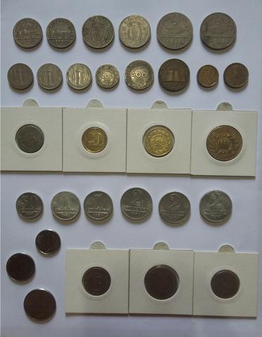 Lote com 30 moedas Nacionais Distintas
