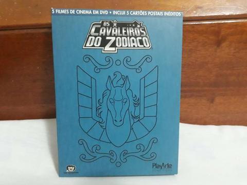 Box Cavaleiros do Zodíaco- 5 DVDs filmes da saga