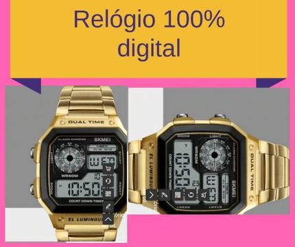 Relógio 100% digital