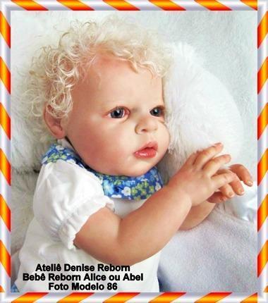 Bebê Reborn Alice ou Abel Kit Noah Sob encomendas