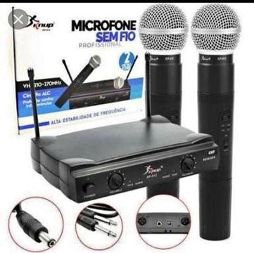 Microfones sem fio UHF 2