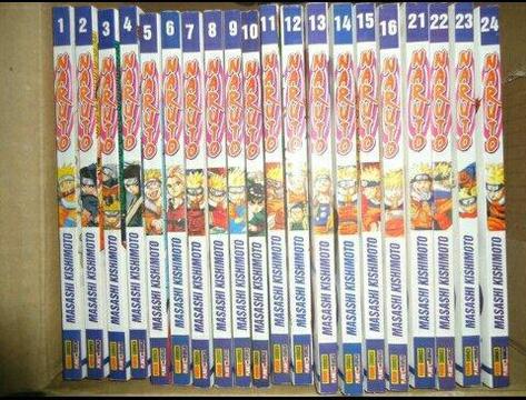 Mangá Naruto Edição Pocket (42 volumes + guia oficial)