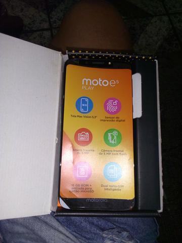 Moto e 5 zero 3 dias de comprado