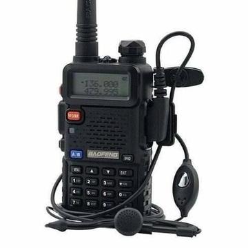 Radio Comunicador Ht Dual Band Uhf Vhf Uv-5r Fm Fone Ptt Transceiver Walk Talk (NOVO)