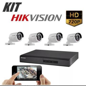 Câmeras de segurança Cftv em HD kits completos
