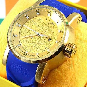 Relógio Yakuza Dragon Azul BL Fazemos por mercado Pago