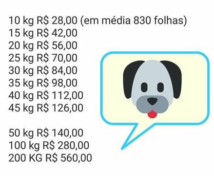 Jornal Novo e Limpo/ Preço por kg R$ 2,80// Fone Whats 41 99509-7228