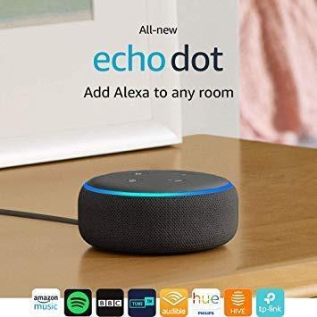 Amazon Echo Dot Geração 3 Lançamento Alexa Som Premium Mais Inteligente Mais Rápida