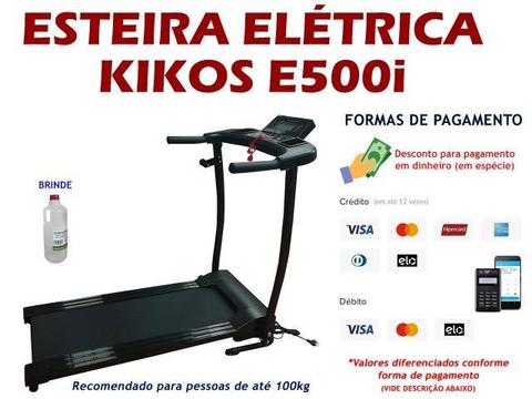 Esteira Elétrica Kikos E500i - 12x (ver descrição) - Black Friday
