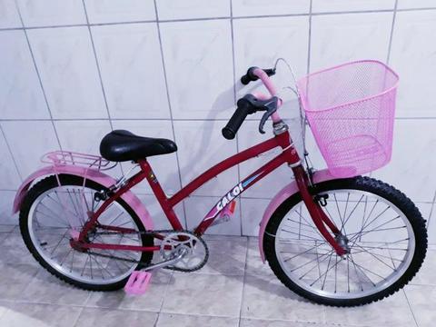 Bicicleta Caloi aro 20 Fem infantil