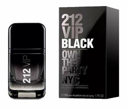 Perfume 212 Vip Black Leia anúncio