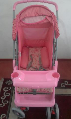 Carinho de bebê tutti baby rosa