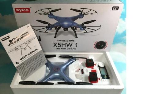 Drone iniciantes X5SW-1 ou X5HW-1 com câmera FPV (ao vivo no celular) + 3 baterias extras
