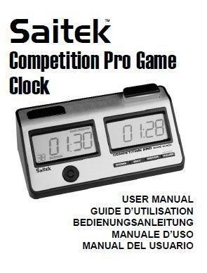 Relógio para Xadrez Saitek Competition Pro