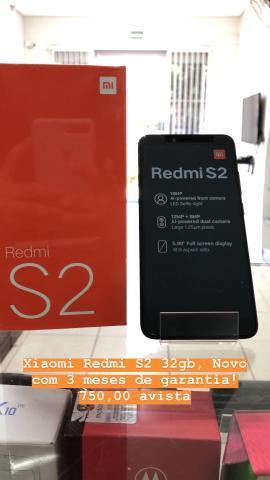 Xiaomi redmi S2 32 gb / 3 gb de ram Novo com três meses de garantia !