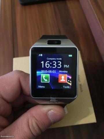 Relógio smartwatch dz09 original touch bluetooth gear chip