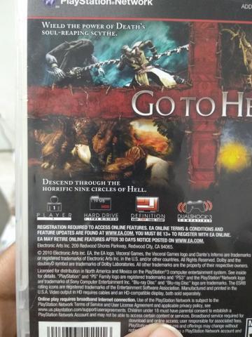 Jogo Dante's Inferno PS3