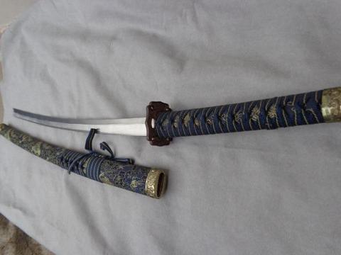 Espada katana replica sem fio para decoraçâo