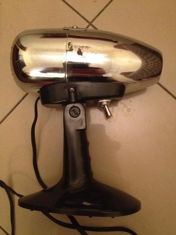 Secador de cabelo spam jet hair drier, antigo,1 velocidade, quente/f