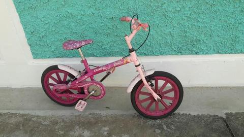 Bicicleta Caloi Infantil Barbie Aro 16