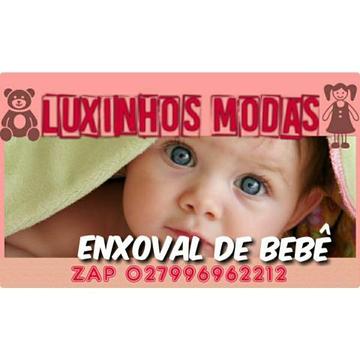 Enxoval Luxinhos Modas, feirão do bebê online, Zap 027996962212