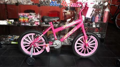 Bicicleta Aro 16 Barbie Linda#Paulo_Bikes