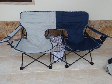 Cadeira de Praia / Cadeira de Camping - 2 pessoas